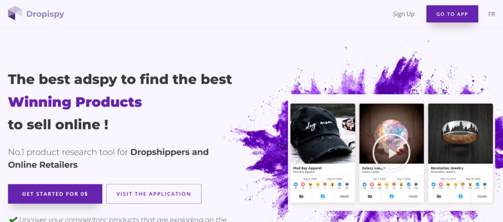 Dropispy Homepage