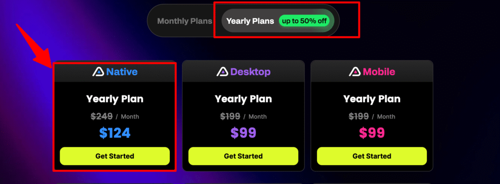 choose adplexity native